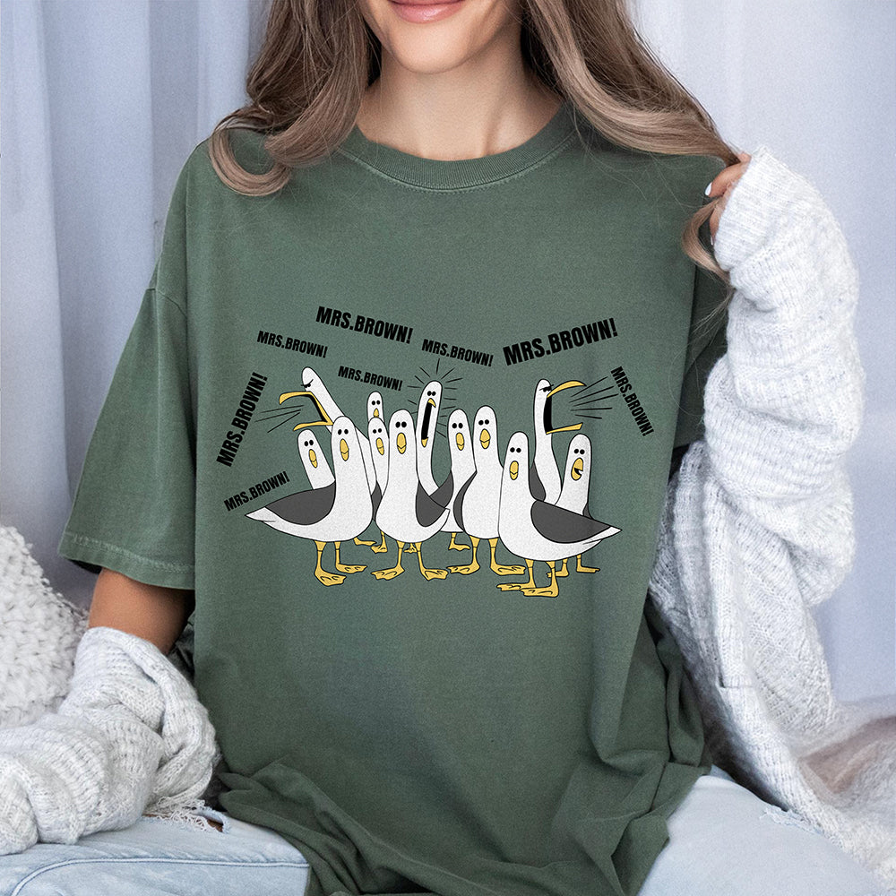 Custom Name Funny Seagulls Teacher Comfort Shirt CH07 911326
