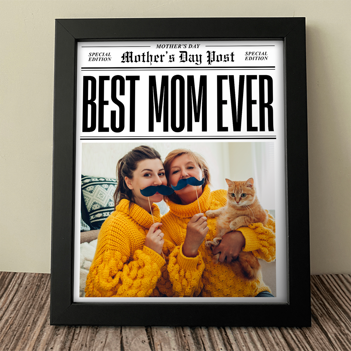 Custom Photo Best Mom Ever Picture Frame Mother's Day Gift HA75 920688