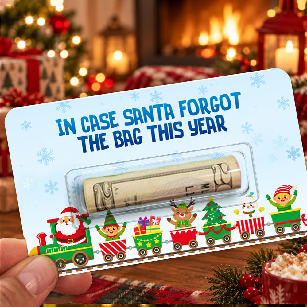 Personalized Funny Christmas Money Holder Card Gift for Kids and Adults CH07 180724