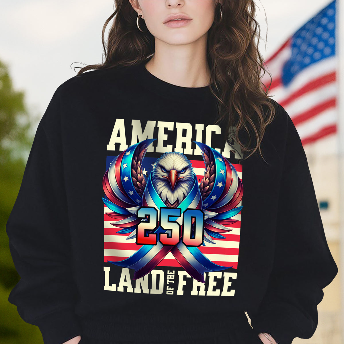 America 250 USA Freedom Liberty Dark Shirt HA75 897284