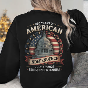250 Years Of America Back Shirt TH10 894653
