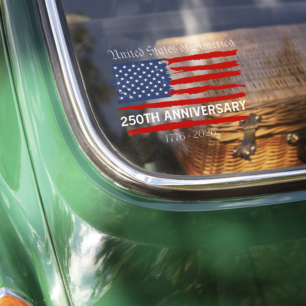 USA 250th Anniversary Car Window Decal Sticker TH10 896355