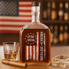 250 Years America Flag 250th Birthday 1776-2026 Whiskey Bottle HO82 894780