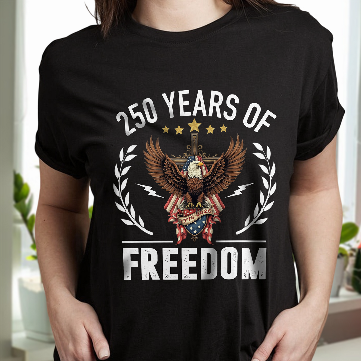 America 250 of Freedom With Eagle Dark Shirt For Family Gift LM32 895139