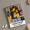 Custom Lego Couple Photo Merry Christmas Building Brick Block CH07 180730
