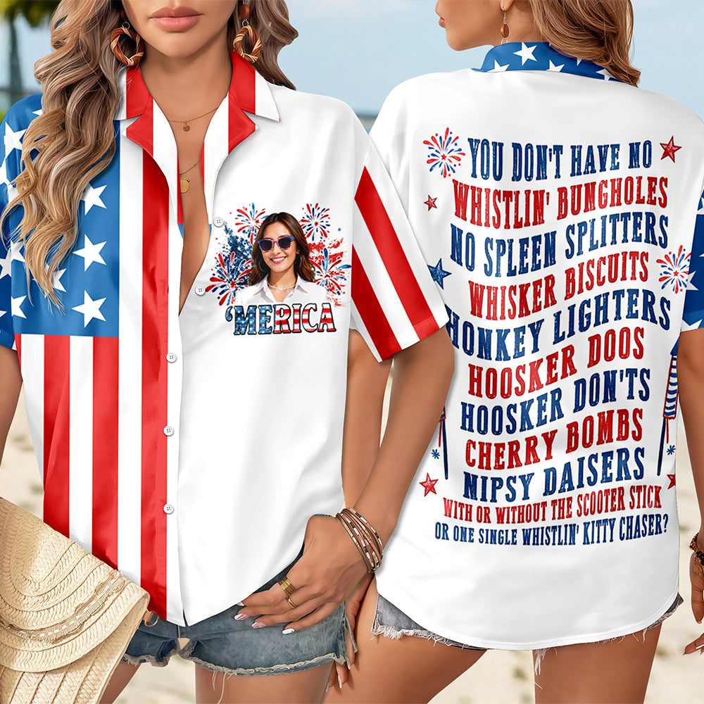 Custom Photo Merica July 4th 250th Anniversary Hawaii Shirt TH10 170235