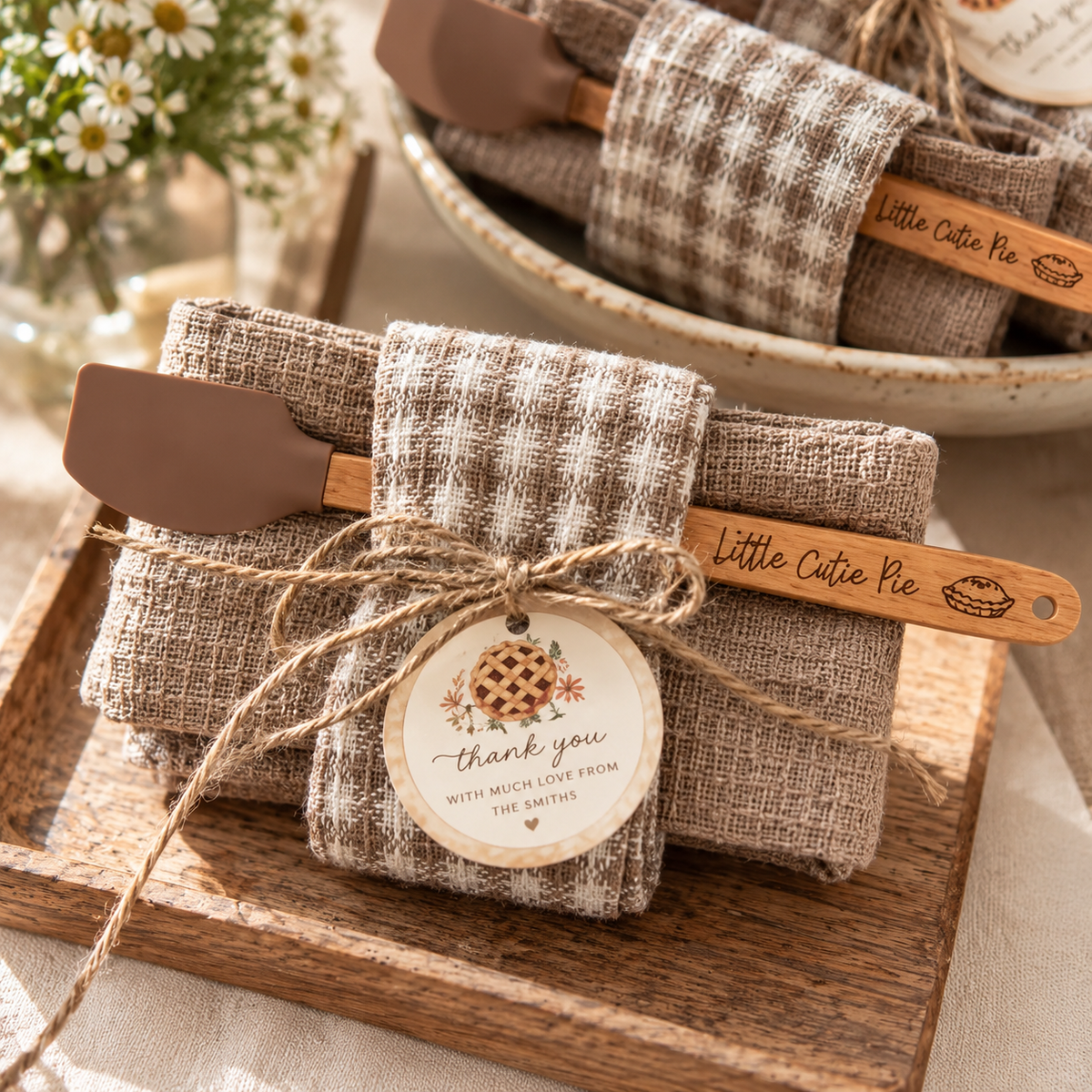 Personalized Engraved Baby Shower Mini Silicone Spatula Favor LM32 670555