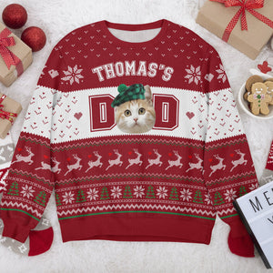 Custom Photo Dad Mom Ugly Sweater HO82 900314