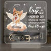 Your Wings Were Ready But My Heart Was Not Custom Pet Photo Acrylic Collar Frame Memorial Gift CH07 896080