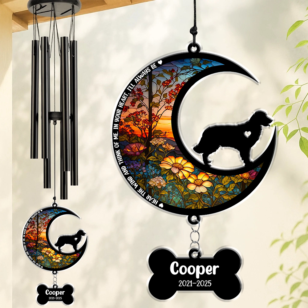 If Love Could Have Saved You, You Could Lived Forever Personalized Dog Memorial Acrylic Wind Chimes CH07 896318