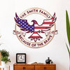 Custom Family Name Home Of The Free America 250 Metal Sign TH10 898909