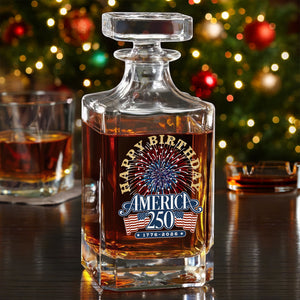 America 250 Semiquincentennial Fireworks Celebration Decanter HO82 894616