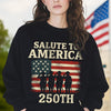 Salute To America 250th Veteran Dark Shirt Happy America 250 Gifts CH07 896690