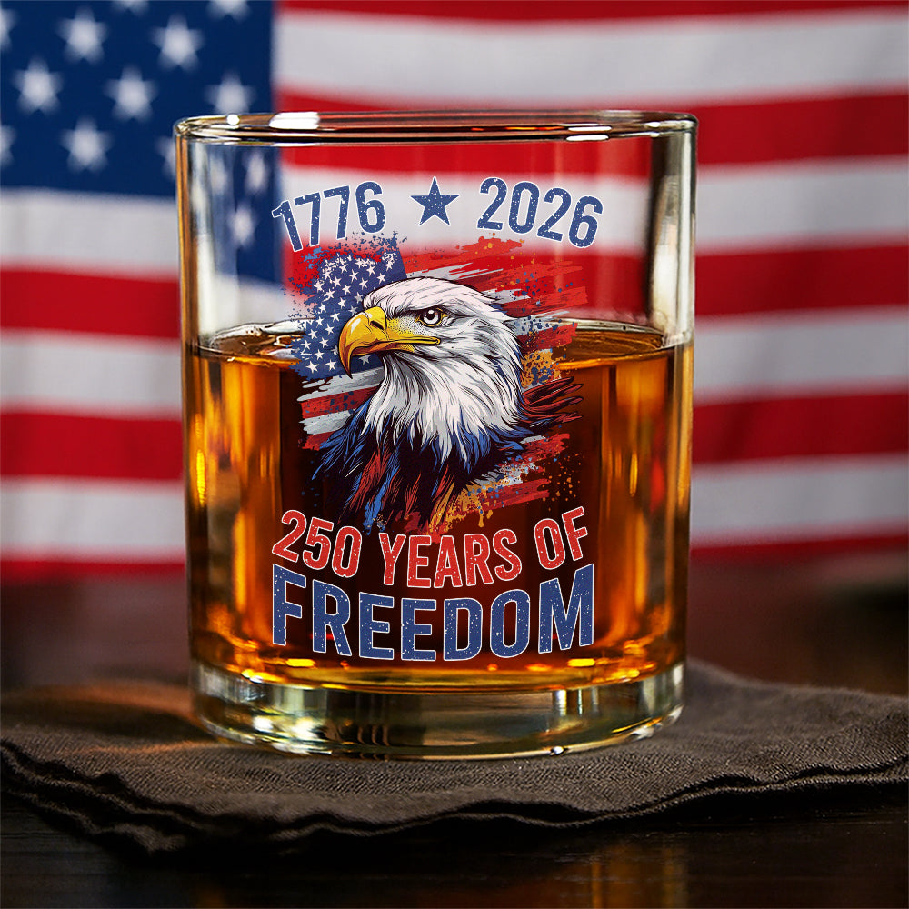 America Semiquincentennial 250 Years Of Freedom Whiskey Glass CH07 896706