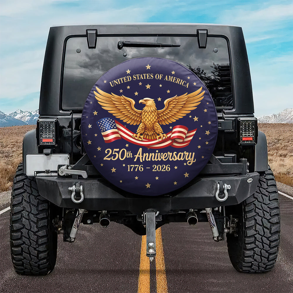 United States 250th Anniversary Tire Cover Gift for Family HA75 898958