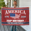 America 250 Birthday 1776-2026 Double-Sided Flag HO82 894600