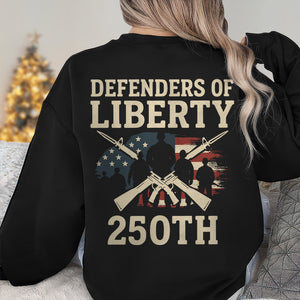 Defenders Of Liberty 250th Anniversary USA Back Side Dark Shirt HA75 897294