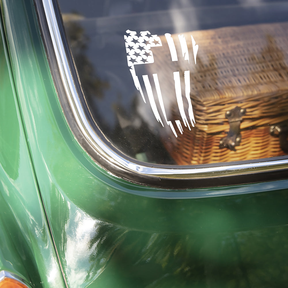 American Flag Christian Cross Car Window Decal Sticker HA75 898236