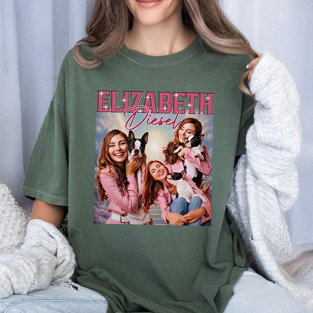 Custom Face Portrait Photo Vintage Style Comfort Shirt HO82 894878