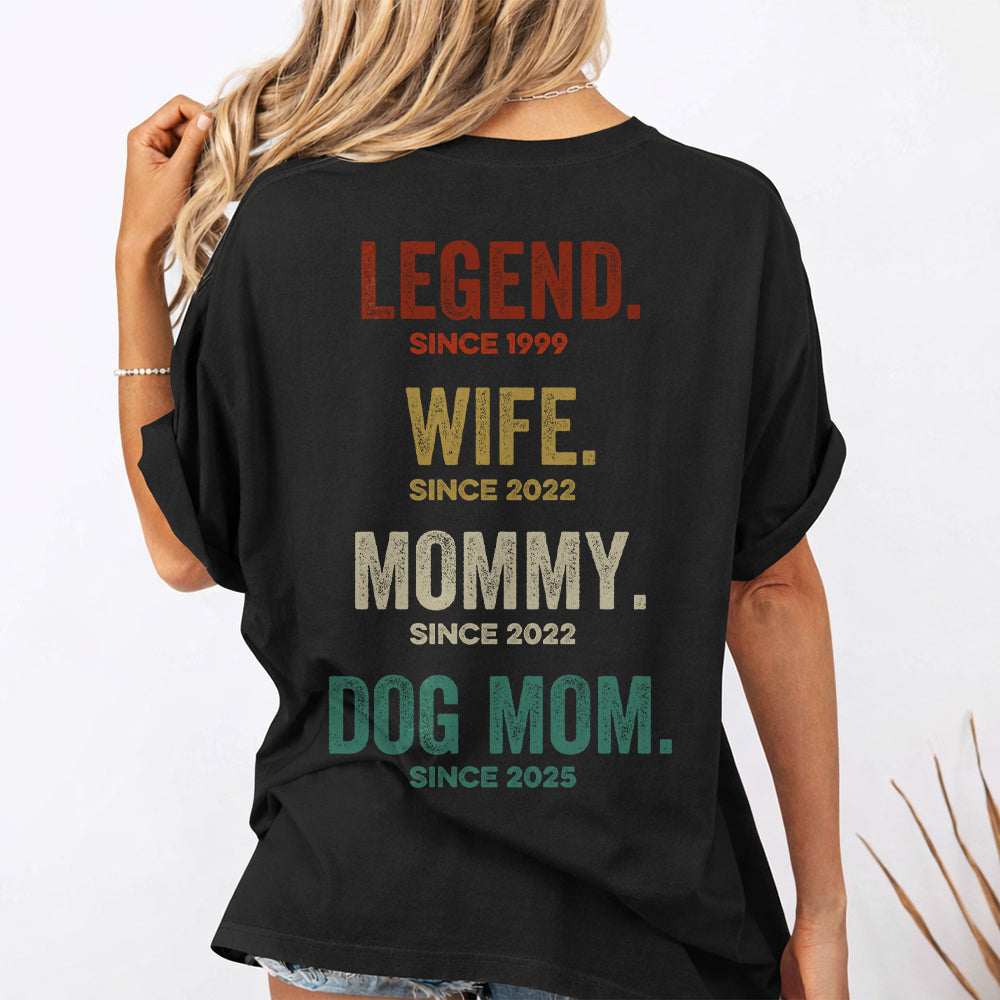 Personalized Legend Wife Mommy Dog Mom Shirt Gift For Mom TH10 898747