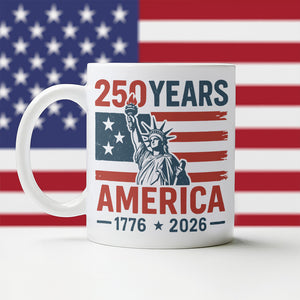 250 Years America 1776 - 2026 White Mug HO82 894544