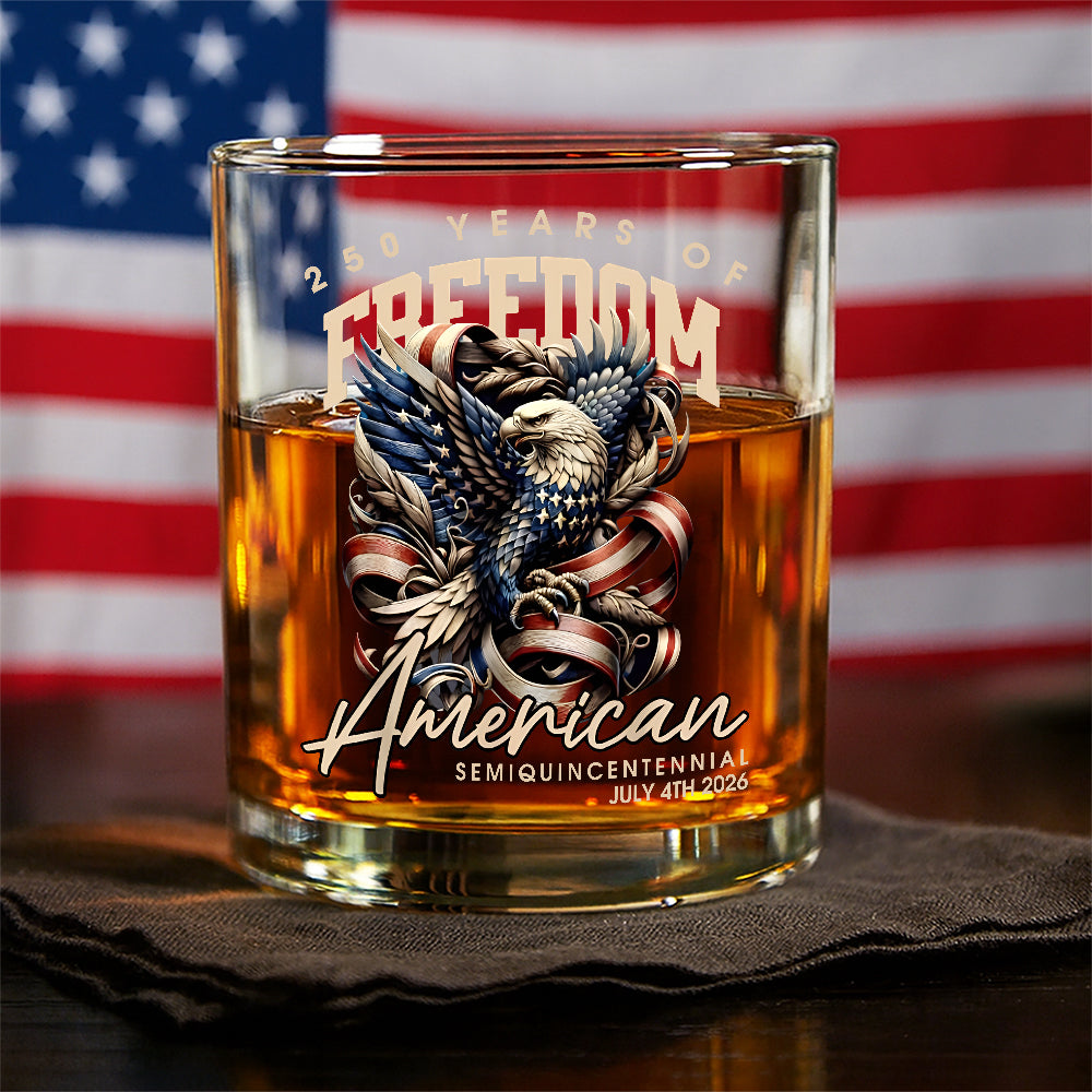 250 Years Of Freedome America Whiskey Glass TH10 894541