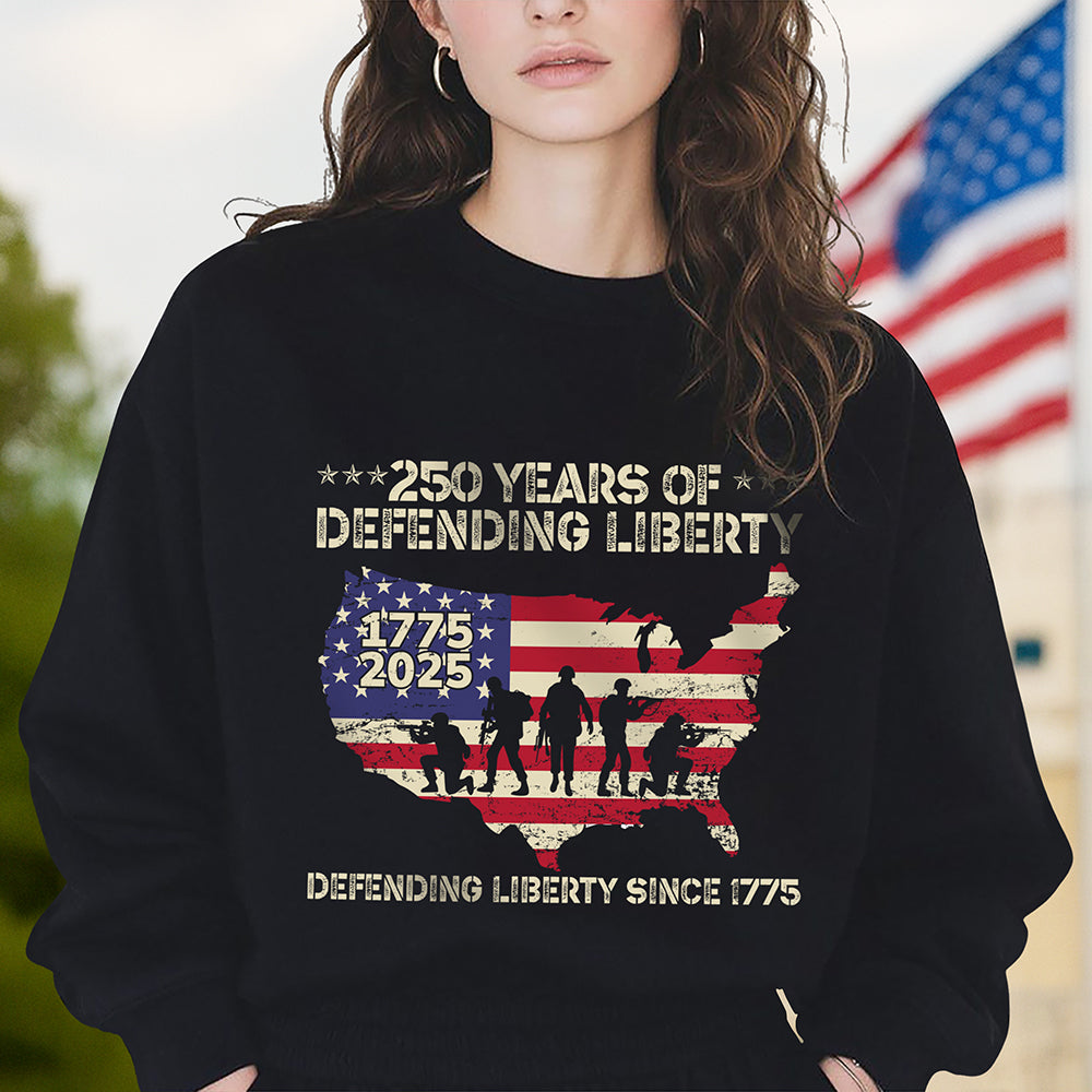 250 Years Of Defending Liberty Front Shirt TH10 894681