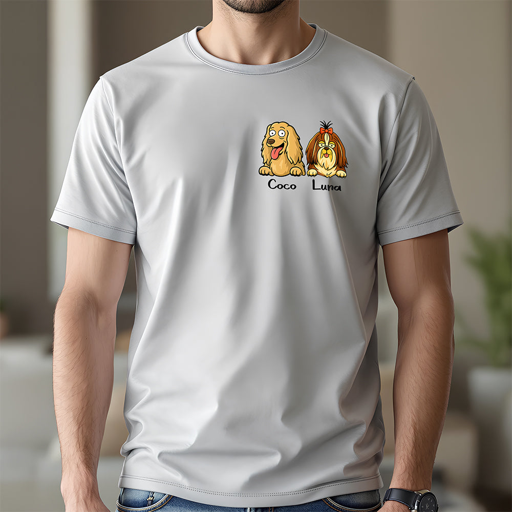 Custom Dog Name Personalized Shirt Gift for Dog Dad Dog Mom CH07 895628