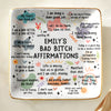 Personalized Bad B*tch Affirmation Funny Ring Dish Gift for Friends, Besties & Coworkers LM32 899811
