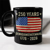 Celebrate 250th Anniversary United States Semiquincentennial Black Mug HO82 894772