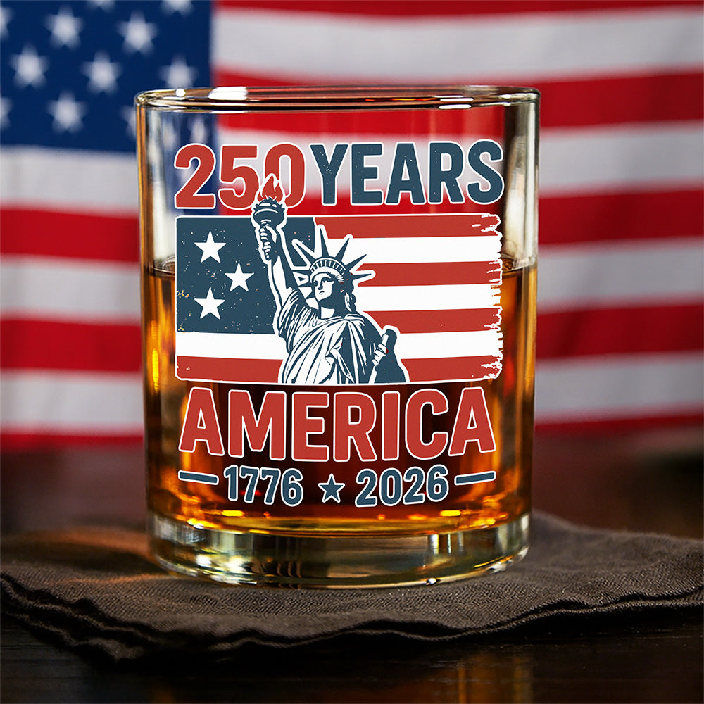250 Years America 1776 - 2026 Whiskey Glass HO82 894542