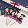 Custom Graduation Photo Look Who's Graduated Cupcake Topper HO82 901388