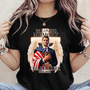 In Loving Memory Of Charlie Kirk Dark Shirt HO82 65776