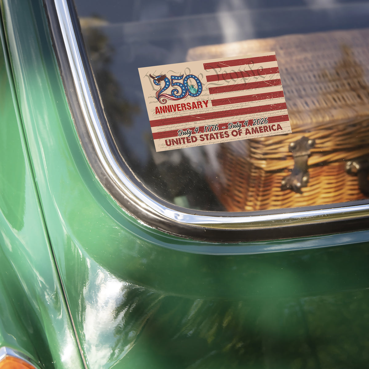 250 Anniversary Of USA Car Window Decal Sticker TH10 898305