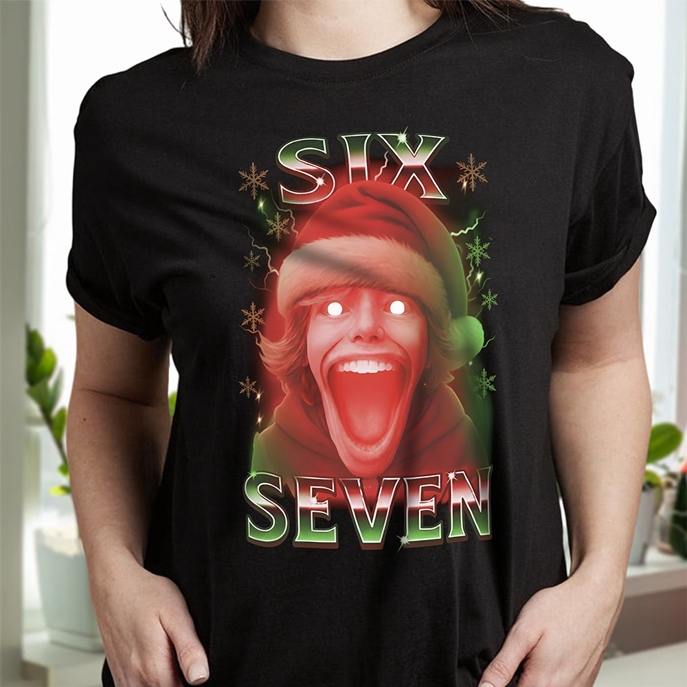 67 Six Seven Christmas Meme The Mason 67 Kid Gen Alpha Slang Dark Shirt HO82 900502