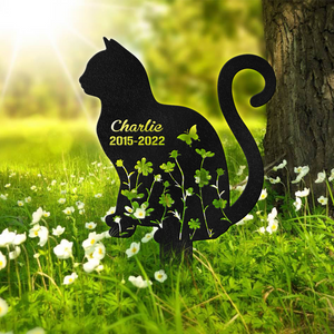 Custom Cat Name Memorial Garden Stake TH10 891541