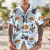 Custom Pet Photo Patriotic America 250th Eagle Hawaii Shirt LM32 899709
