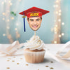 Custom Face Photo With Graduation Hat Cupcake Toppers For Party TH10 892497