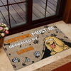 Personalized Funny Dog Visitors Must Be Approved By This Dog Doormats LM32 893353