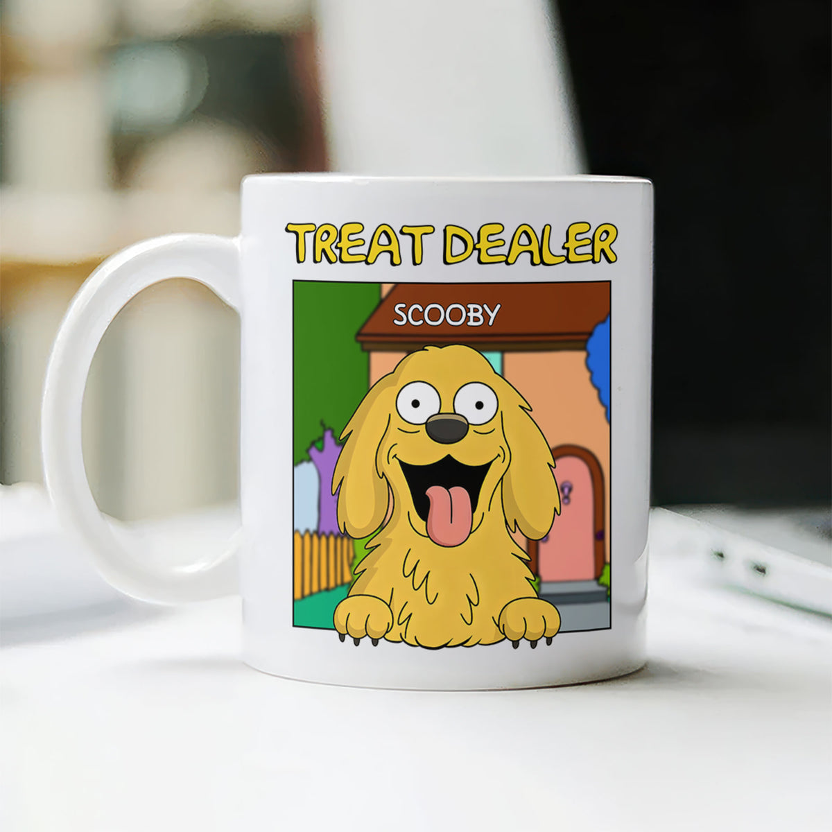 Personalized Funny Dog Treat Dealer For Dog Lovers  White Mug LM32 893375