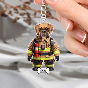 Custom Photo Cute Dog Cat Acrylic Keychain Gift For Dog Lovers Cat Lovers CH07 895700