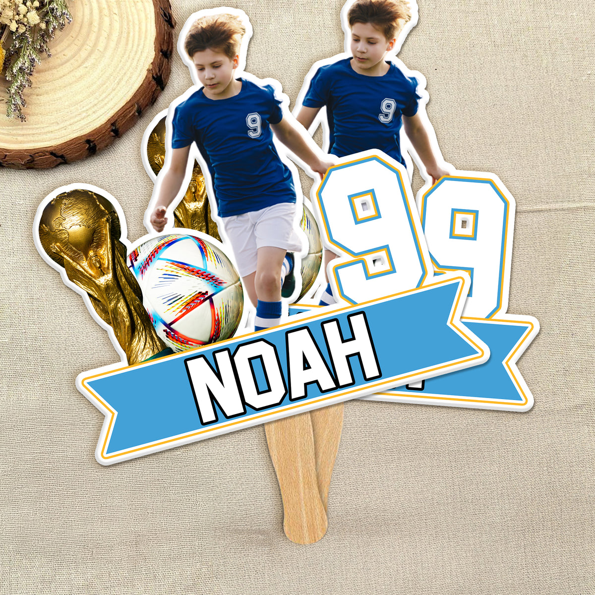 Custom Photo Sport King Perfect Gift Idea Face Fan LM32 893449