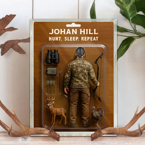 Personalized Realistic Dad's Favorite Type Of Hunting Acrylic Block Plaque Gift LM32 893459