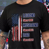 Personalized Legend Husband Dad Papa US Flag Dark Shirt CH07 895832