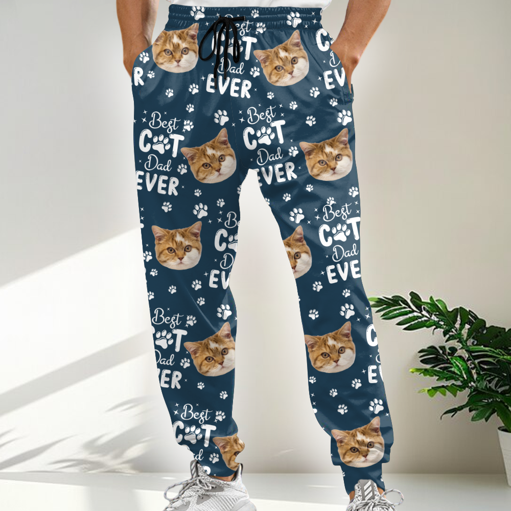 Custom Face Cute Best Dad Ever Sweatpants For Father's Day LM32 893567