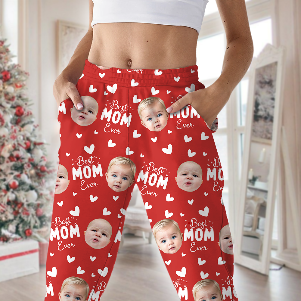 Custom Face Cute Best Dad Ever Sweatpants For Father's Day LM32 893567