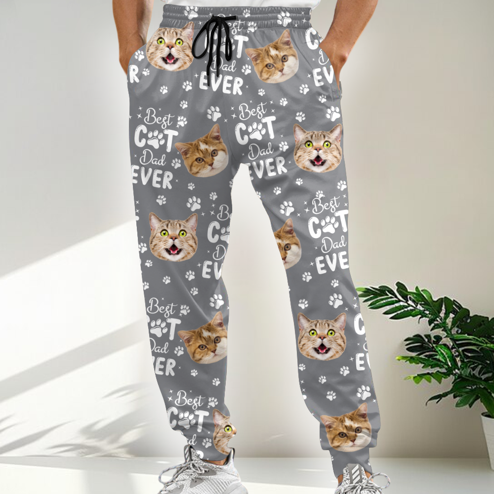 Custom Face Cute Best Dad Ever Sweatpants For Father's Day LM32 893567