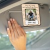 Custom Dog Dad Photo Drive Safe Daddy 2 Layered Car Visor Clip CH07 895940