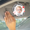 Drive Safe, Daddy Fun Kid Faces - Personalized Photo Car Visor Clip CH07 895910