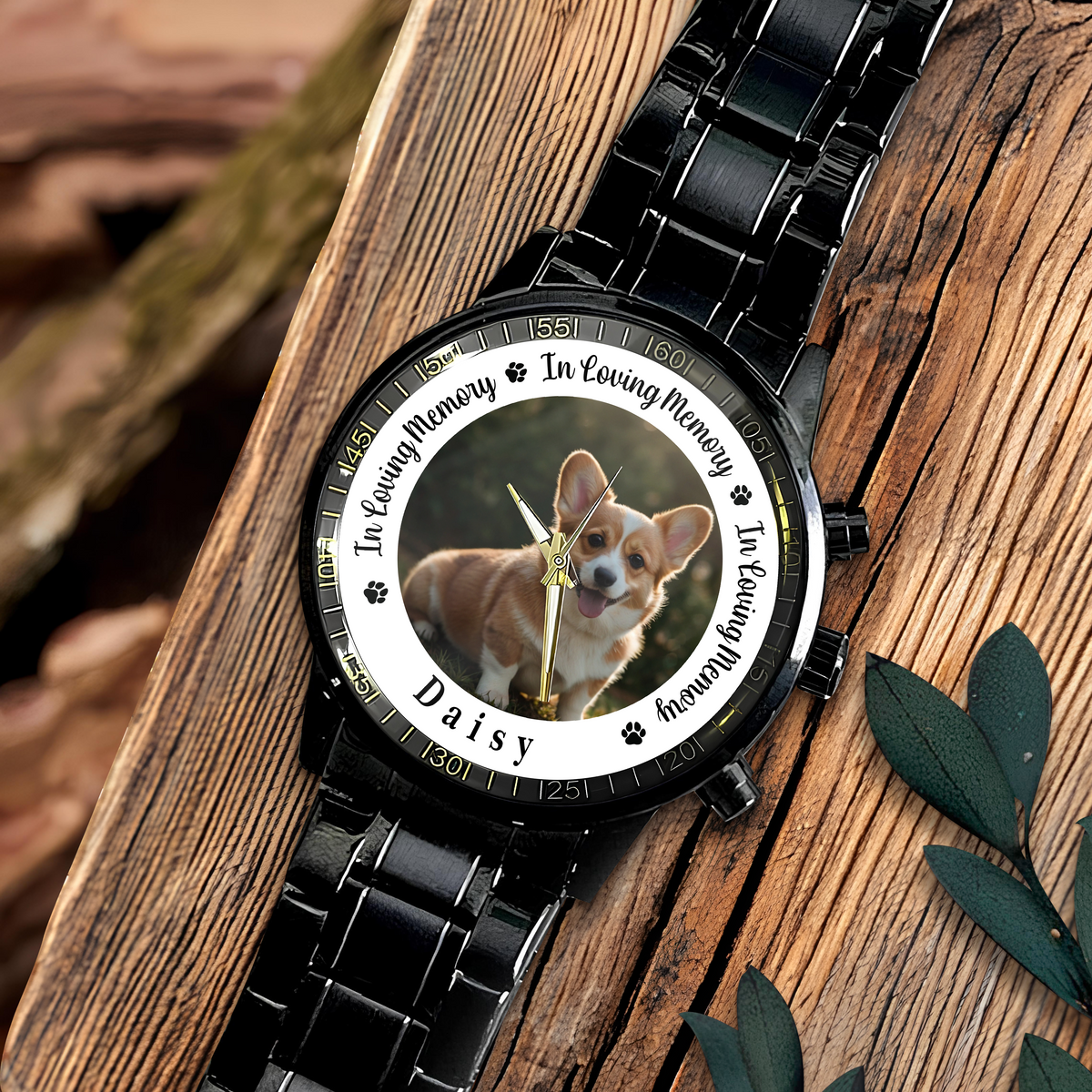 Custom Pet Memorial Photo - Personalized Men's Watch Gift For Dog Cat Lovers TH10 894261